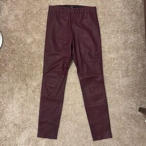 Size 10 theory leather pants